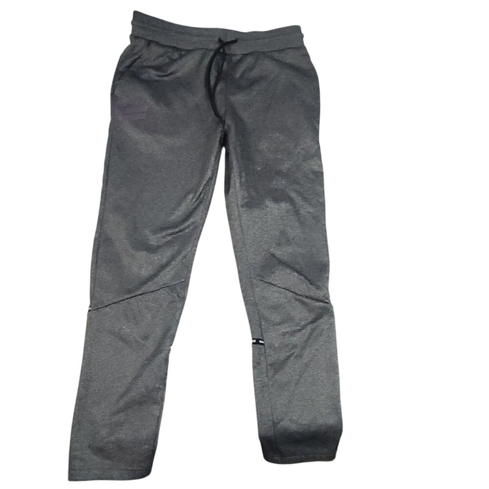 Hurley Gray Jogger Pants Drawstring Waist & Zippered Legs Women Size M